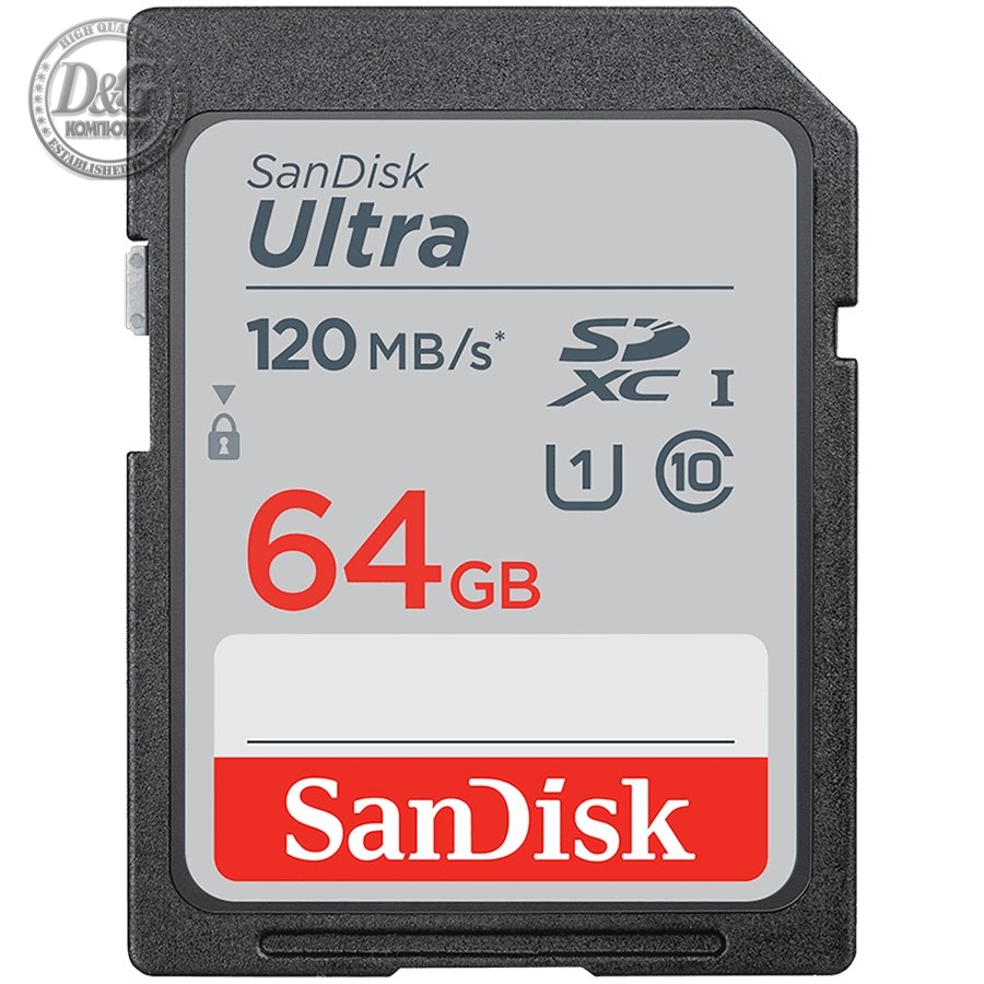 SanDisk Ultra 64GB SDXC Memory Card 100MB/s, EAN: 619659185282