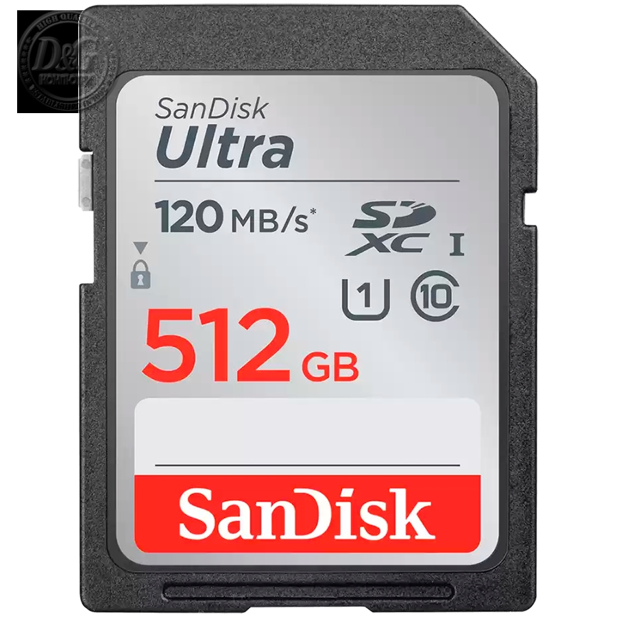 SanDisk Ultra 512GB SDXC Memory Card 150MB/s, EAN: 619659200145