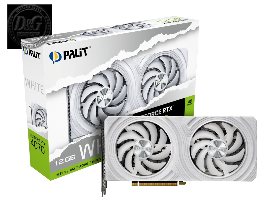 PALIT RTX4070 WHITE 12GB