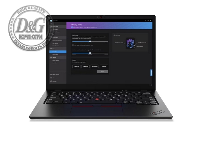 Lenovo ThinkPad L13 G5 Intel Core Ultra 5 125U (up to 4.3GHz, 12MB), 16GB LPDDR5-6400, 512GB SSD, 13.3" WUXGA (1920x1200) IPS AG, Intel Graphics, FHD&IR Cam, Backlit KB, Black, WLAN, BT, 4cell, SCR, FPR, Win11Pro, 3Y Onsite