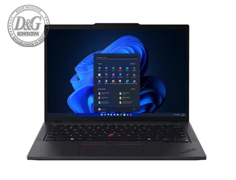 Lenovo ThinkPad T14 G5 Intel Core Ultra 7 155U (up to 4.8GHz, 12MB), 16GB DDR5-5600, 512GB SSD, 14" WUXGA (1920x1200) IPS AG, Intel Graphics, 5MP&IR Cam, Backlit KB, Black, WLAN, BT, 4cell, SCR, FPR, Win11Pro, 3Y Premier