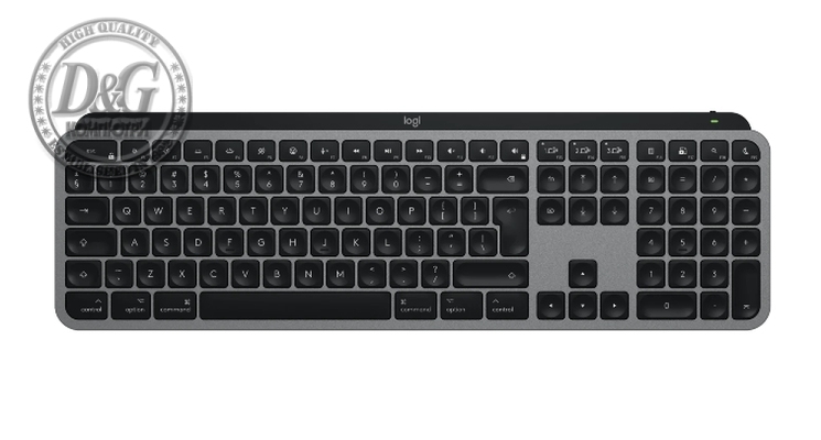 Logitech MX Keys S for Mac - SPACE GREY - US INT'L - EMEA28-935