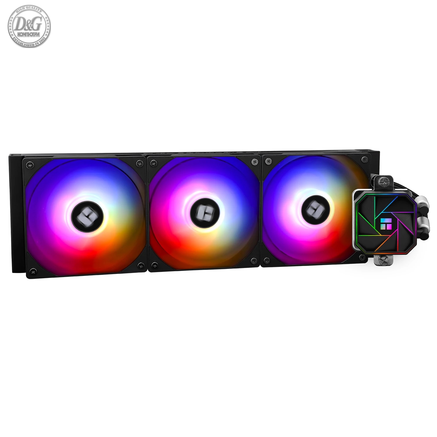 Thermalright водно охлаждане Water Cooling Aqua Elite 360 Black A-RGB V3 - LGA1851/LGA1700/AM5