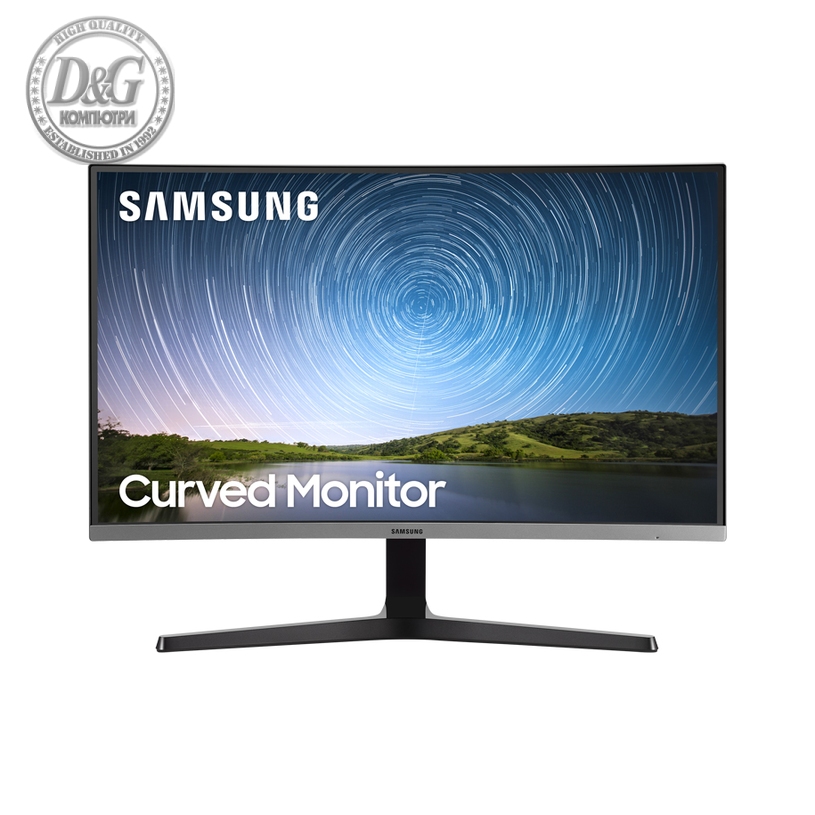 Monitor LED Samsung LC27R500FHPXEN CR50, 27" FHD Curved 1800R 16:9 (1920x1080) VA 60Hz, 250 cd/гЋЎ, 2000:1, 4ms, 178/178, 1xVGA 1xHDMI, Tilt, 2Y