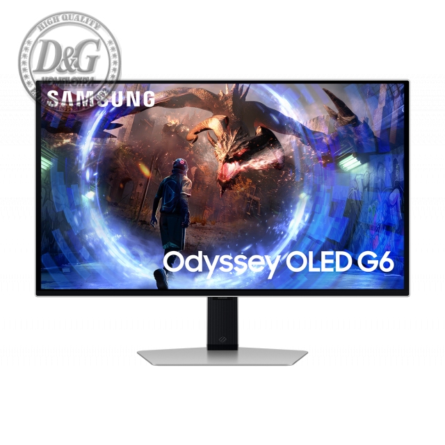 Монитор SAMSUNG Odyssey G6 27DG602 - 27 inch QD-OLED WQHD (2560 x 1440), 360Hz, 0.3ms, HDR10, FreeSync Premium Pro