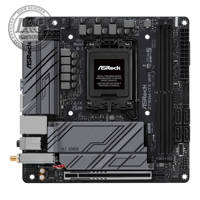 Дънна платка ASRock Z790M-ITX WiFi DDR5, LGA 1700