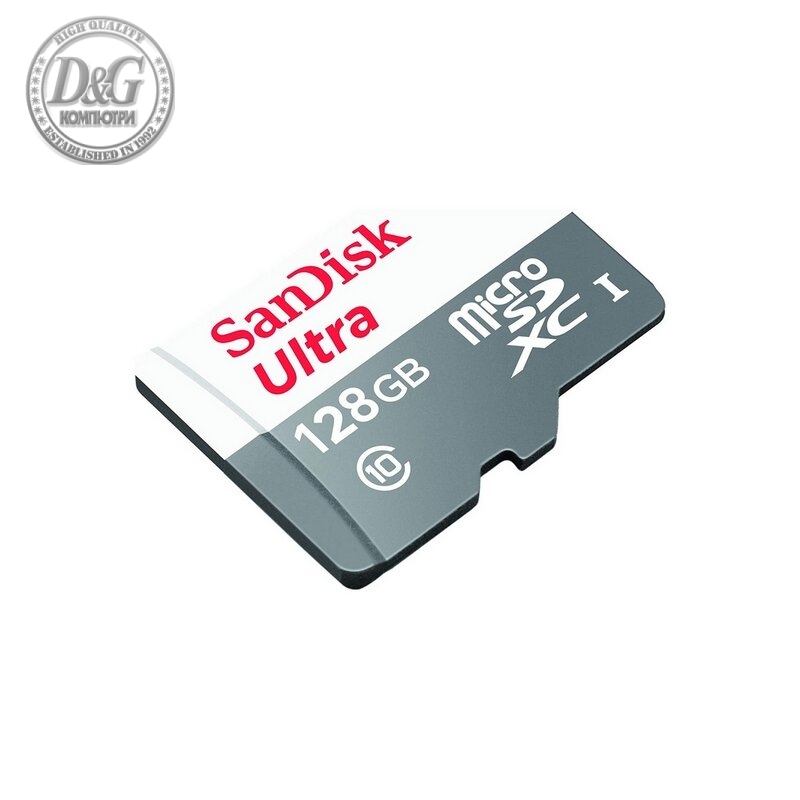 SanDisk Ultra microSDXC 128GB 100MB/s Class 10 UHS-I (4x6 pack size), EAN: 0619659196509