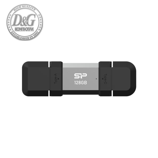 USB памет Silicon Power Mobile C51 USB 128GB Type-A и USB Type-C (USB 3.2 Gen 1)