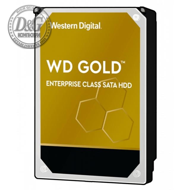 Твърд диск Western Digital 4TB SATA III Gold Datacenter 256MB, 7200RPM, WD4003FRYZ