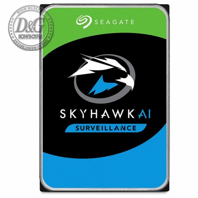 Хард диск Seagate Skyhawk AI, 16TB, 256MB Cache, SATA3 6Gb/s