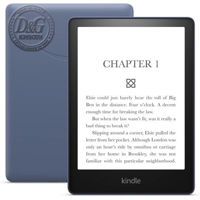 eBook четец Kindle Paperwhite 6.8&quot;, 16GB, 2021, 11 генерация, IPX8, Denim