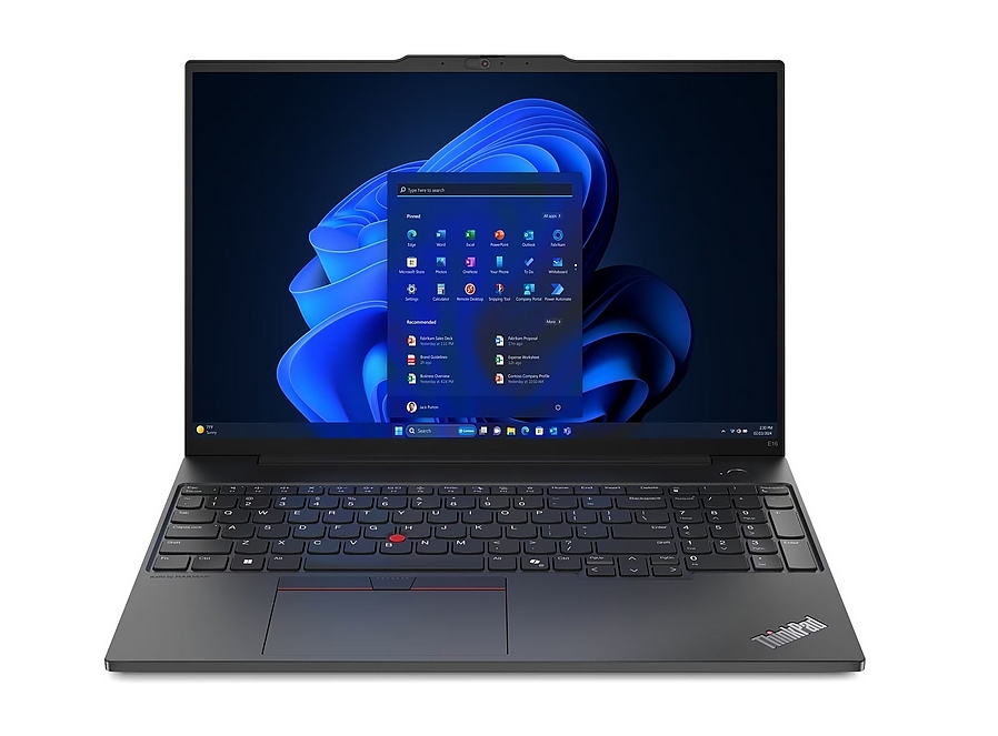 Lenovo ThinkPad E16 G2 AMD Ryzen 7 7735HS (up to 4.75GHz, 16MB), 32GB(16+16)DDR5-4800, 1TB SSD, 16" WUXGA (1920x1200) IPS AG, AMD Radeon  680M, FHD&IR Cam, Backlit KB, Black, WLAN, BT, 3cell, FPR, DOS, 3Y Onsite