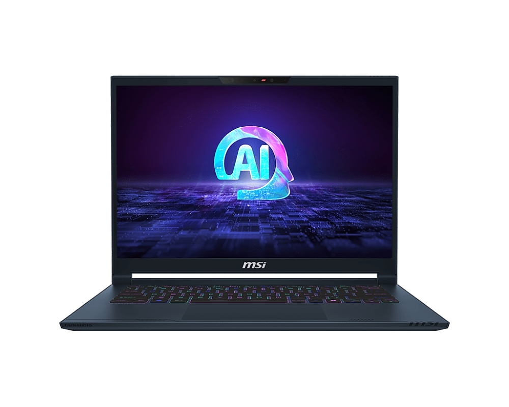 MSI Stealth 14 AI Studio A1VGG, RTX 4070, GDDR6 8GB, Star Blue, Per-Key RGBkbd, 14" 16:10 2.8K (2880x1800), OLED, 120Hz, 100% DCI-P3 (Typ.) Intel Core Ultra 9 185H, DDR5 16GB*2, 2TB NVMe PCIe Gen4x4 SSD, Wi-Fi 7, Windows 11 Pro, 4 cell 72Whr