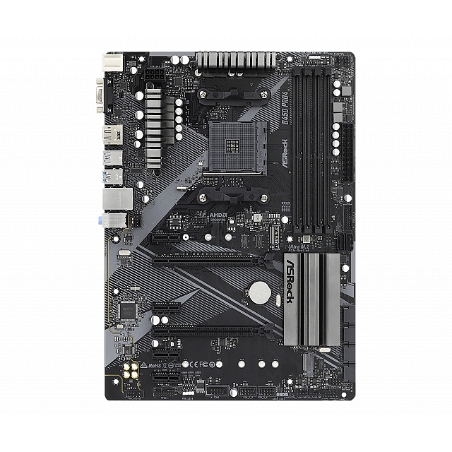 Дънна платка ASRock B450 Pro4 R2.0, AM4, DDR4