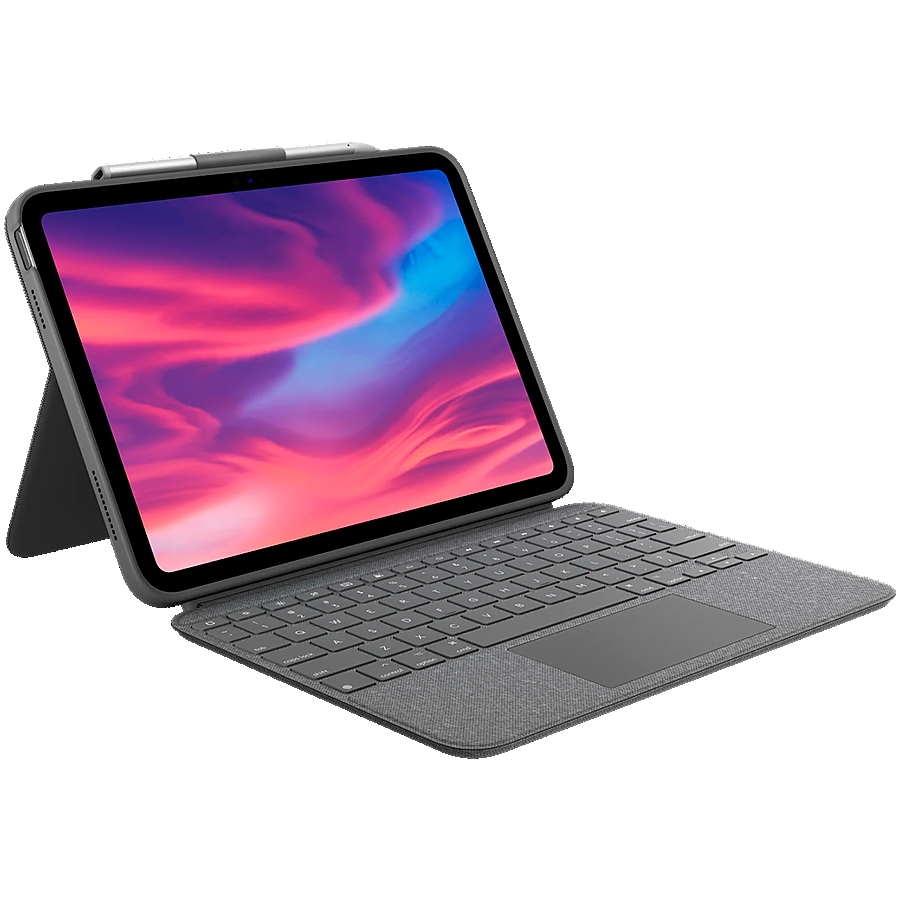 LOGITECH Combo Touch for iPad (10th gen) - OXFORD GREY - US - OTHER- INTNL-973