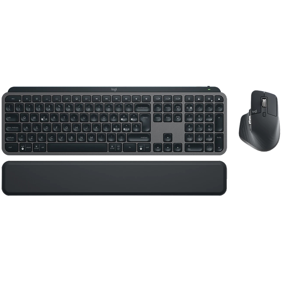 LOGITECH MX KEYS COMBO for BusinessGen2 - GRAPHITE - UK - BT- INTNL-973