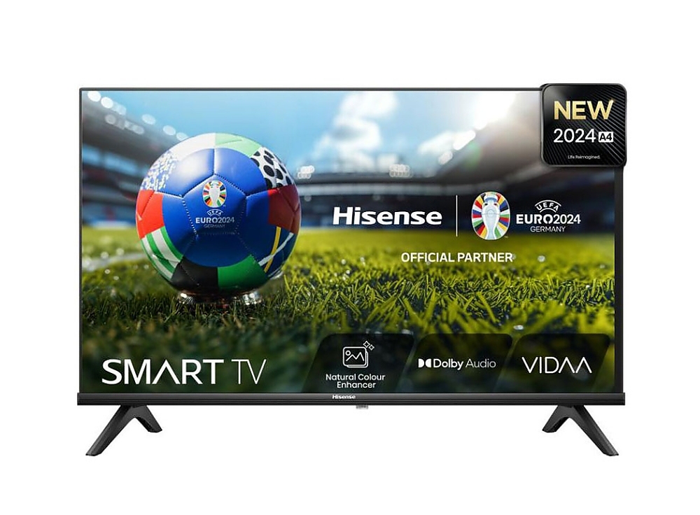 Hisense 40" A4N, Full HD 1920x1080, DLED, HDR, HLG, DTS HD, Smart TV, WiFi, WiFi Direct, 2xHDMI, 2xUSB, LAN, CI+, DVB-T2/C/S2, Black