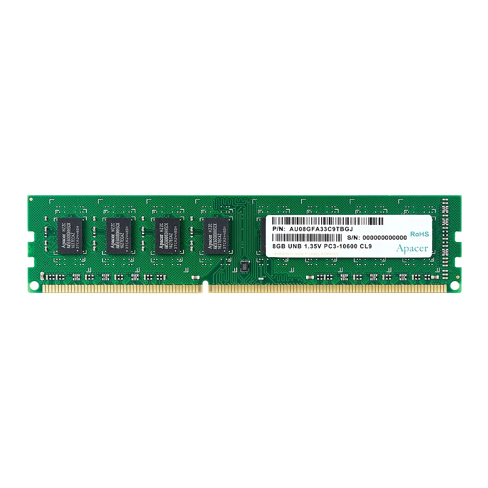 Apacer памет RAM 4GB DDR3 DIMM 512x8 1600MHz - AU04GFA60CATBGC