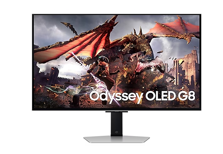 Samsung 32DG802 32" Odyssey SMART OLED G8 , 240Hz, 0.3ms, 3840x2160, DP, 2xHDMI, USB Hub, Silver