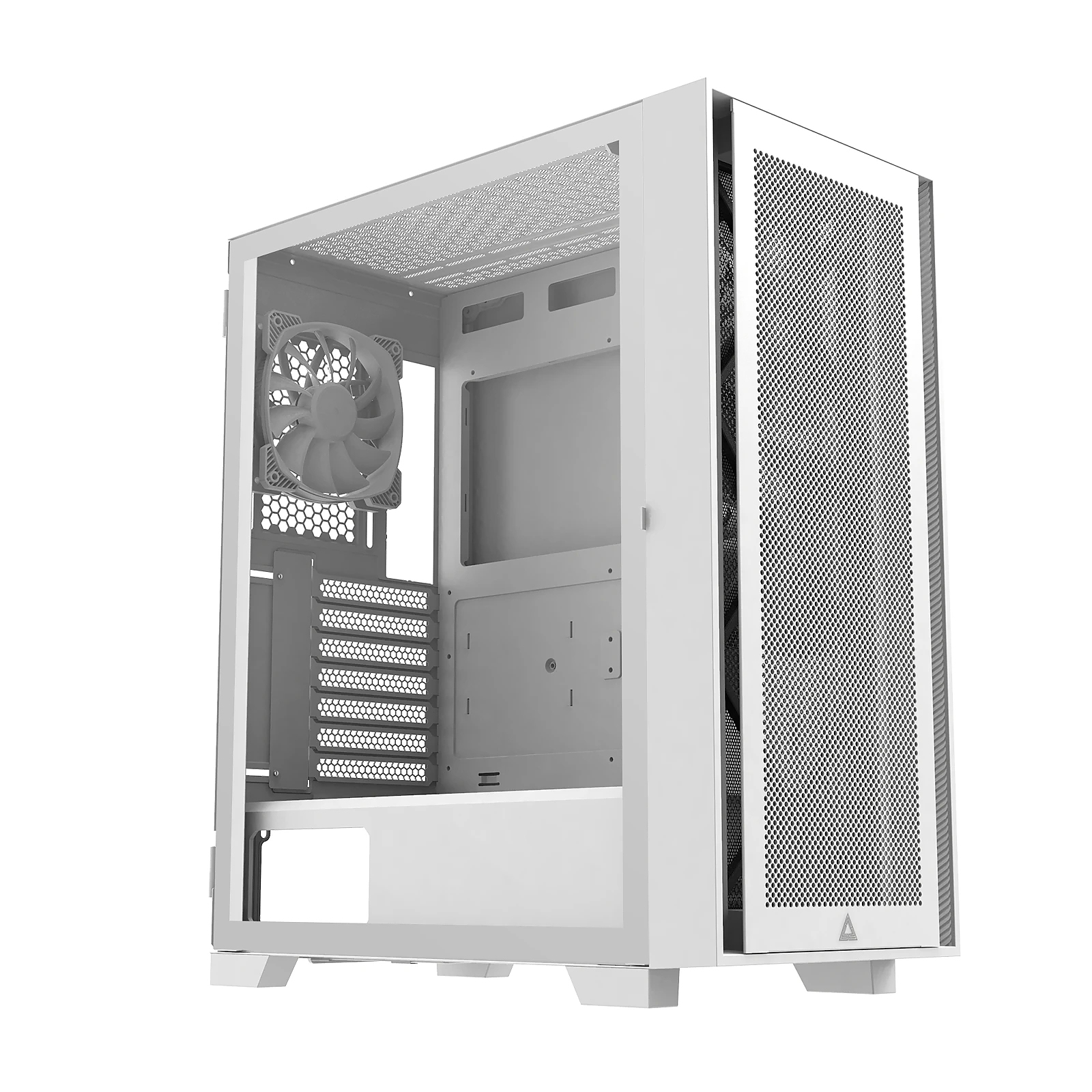 Montech кутия AIR 1000 LITE, Mid-tower Case, TG, 3x120mm Fans, White