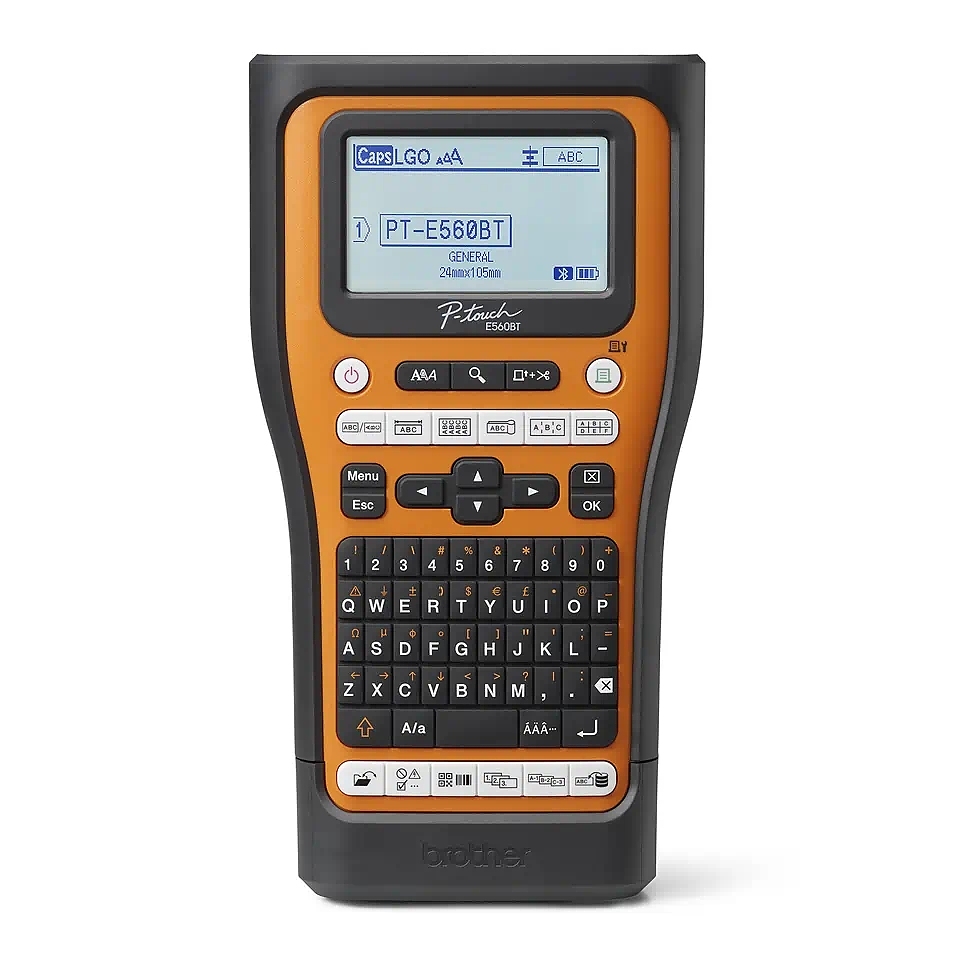 Brother PT-E560BTVP Handheld Industrial Labelling system