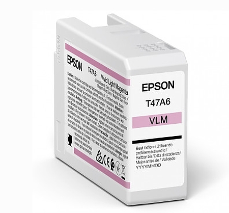 Epson Singlepack Vivid Light Magenta T47A6 UltraChrome Pro 10 ink 50ml