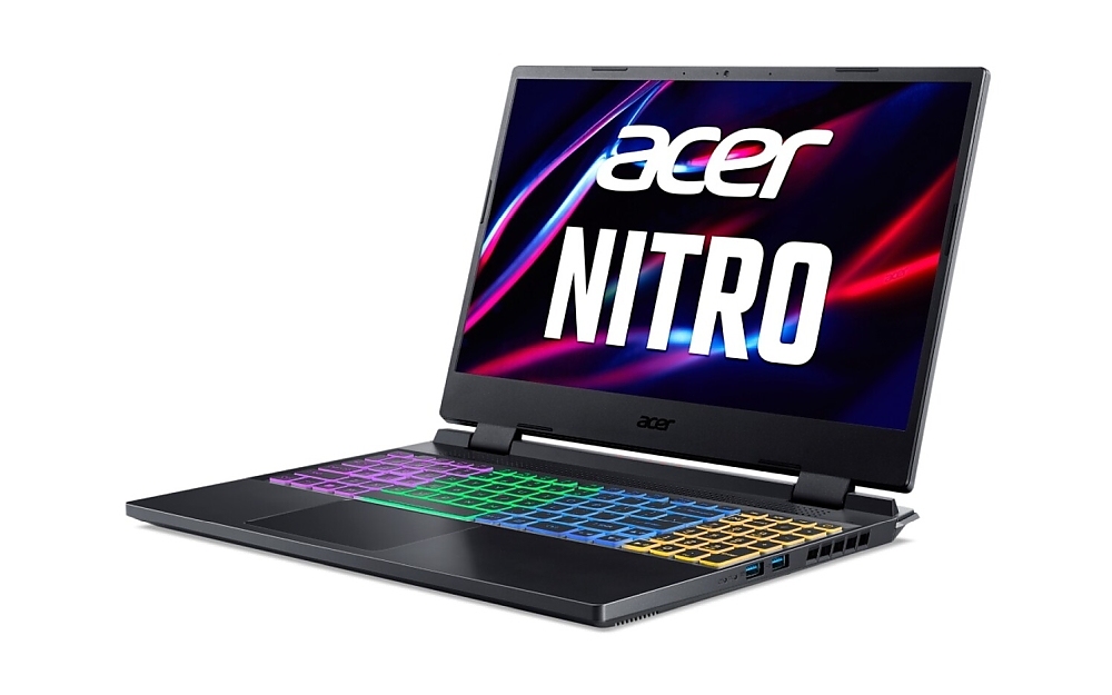 Acer Nitro 5, AN515-58-72NW, Intel Core i7-12650H (up to 4.70 GHz, 24MB), 15.6" QHD IPS 165Hz SlimBezel, 16GB DDR5, 1024GB PCIe NVMe SSD, GeForce RTX 4060 8GB GDDR6, INTEL 2X2 AX+BT Killer 1650i, HD Cam, HDD upgrade kit, KB Backlight, No OS, Black