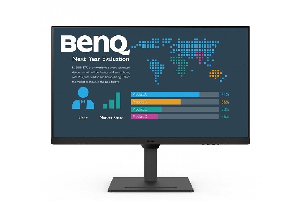 BenQ BL2790, 27" IPS, GtG 5ms, 1920x1080 FHD, 100Hz, 99% sRGB, 1300:1, Eye Care Reminder, Flicker-free, LBL+, B.I. Gen 2, 20M:1 DCR, 8 bit, 250cd/m2, 2xHDMI, DP, Sp.2x2W, Headphone jack, Line In, Tilt, Vesa, ES 8.0, TCO 9.0, TUV, Ultra Slim Bezel, Black