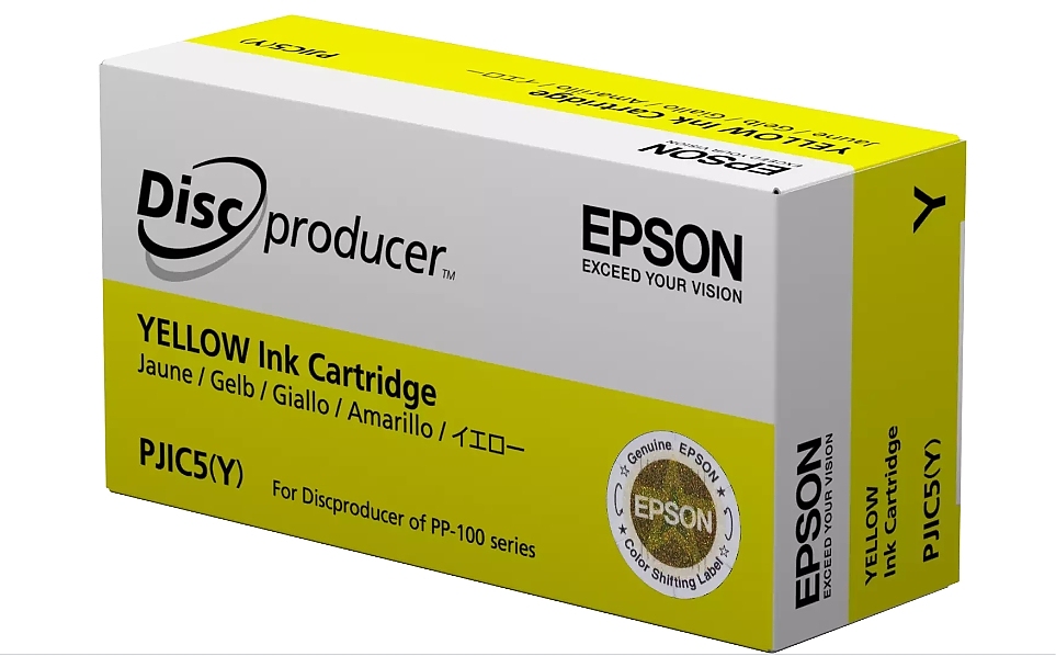 Epson Discproducer Ink PJIC7(Y), Yellow