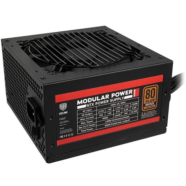 Захранващ блок Kolink Modular Power 500W 80 PLUS Bronze