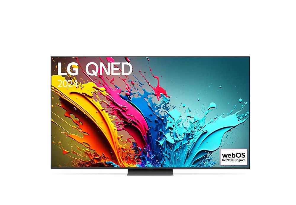 LG 75QNED86T3A, 75" 4K QNED HDR Smart TV, 3840x2160, DVB-T2/C/S2, Alpha 8 AI 4K Gen7, 120Hz, HDR 10 PRO, webOS 24 ThinQ, 4K Upscaling, FreeSync, WiFi 5, Multi View, Bluetooth 5.1, AirPlay 2, LAN, CI, HDMI, SPDIF, Crescent Stand, Silver