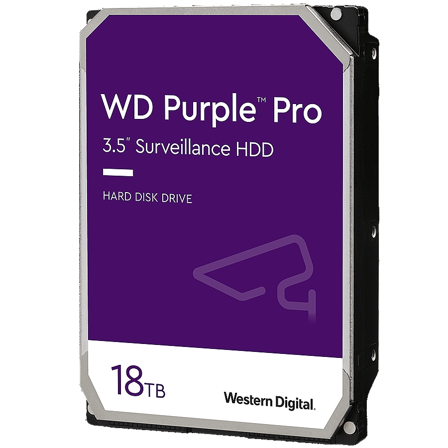 HDD AV WD Purple Pro (3.5'', 18TB, 512MB, 7200 RPM, SATA 6 Gb/s)