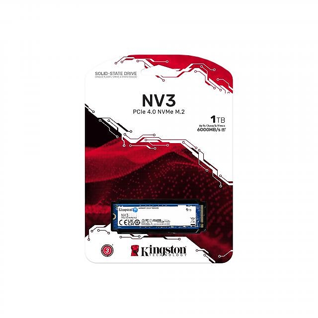 SSD KINGSTON NV3 M.2-2280 PCIe 4.0 NVMe 1000GB