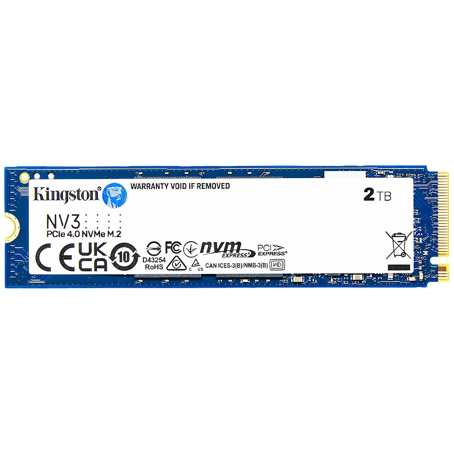 Kingston SSD 2TB NV3 M.2 2280 PCIe 4.0 NVMe SSD , EAN: 740617344783