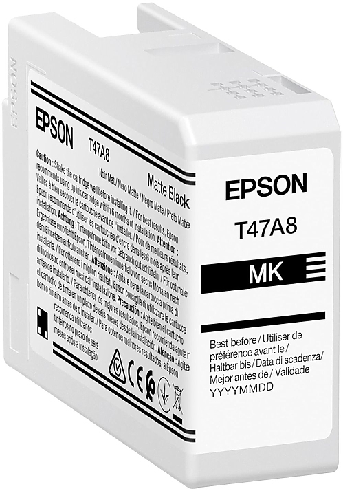 Epson Singlepack Matte Black T47A8 UltraChrome Pro 10 ink 50ml