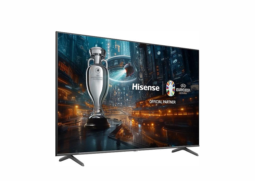 Hisense 55" E7NQ Pro, 4K Ultra HD 3840x2160, QLED, Quantum Dot, 144Hz, HDR 10+ adaptive, HLG, Dolby Vision, DTS Virtual X, Smart TV, WiFi 5GHz, WiFi Direct, BT, Anyview Cast, 3xHDMI, 2xUSB, LAN, CI+, DVB-T2/C/S2, Black