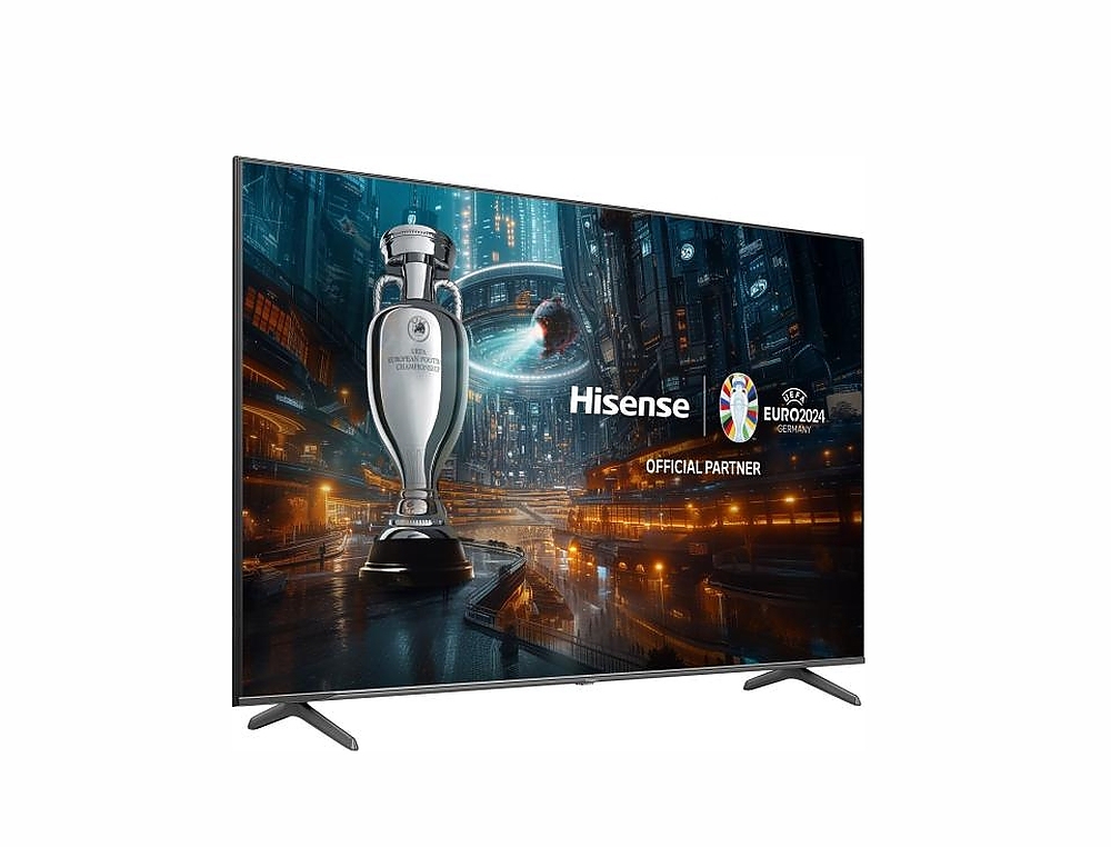 Hisense 65" E7NQ Pro, 4K Ultra HD 3840x2160, QLED, Quantum Dot, 144Hz, HDR 10+ adaptive, HLG, Dolby Vision, DTS Virtual X, Smart TV, WiFi 5GHz, WiFi Direct, BT, Anyview Cast, 3xHDMI, 2xUSB, LAN, CI+, DVB-T2/C/S2, Black