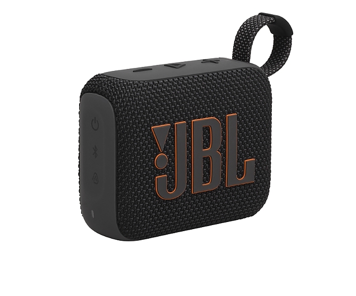 JBL GO 4 BLK Ultra-portable waterproof and dustproof Speaker