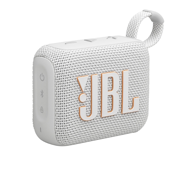 JBL GO 4 WHT Ultra-portable waterproof and dustproof Speaker