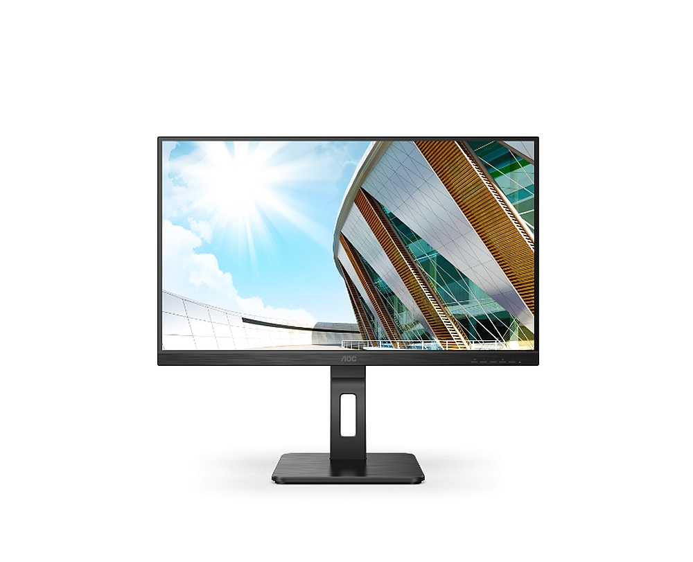 AOC 24P2QM, 23.8" VA WLED, 1920x1080@75Hz, 4ms GtG, 300cd m/2, 3000:1, 50M:1 DCR, Adaptive Sync, Low Blue Light, FlickerFree, 2Wx2, Tilt, Height Adjust, Pivot, Swivel, D-SUB, DVI, HDMI, DP, USB hub