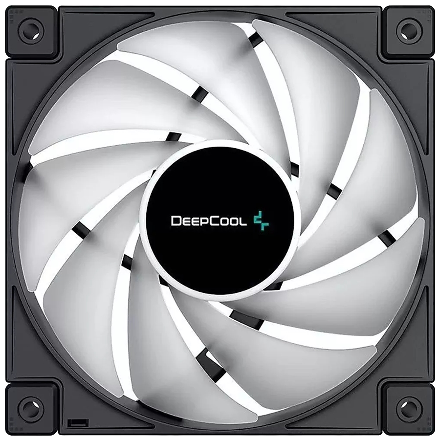 DEEPCOOL FC120, ARGB 120 mm fan, 	Addressable RGB LED, Hydro Bearing, Black, 	R-FC120-BKAMN1-G-1