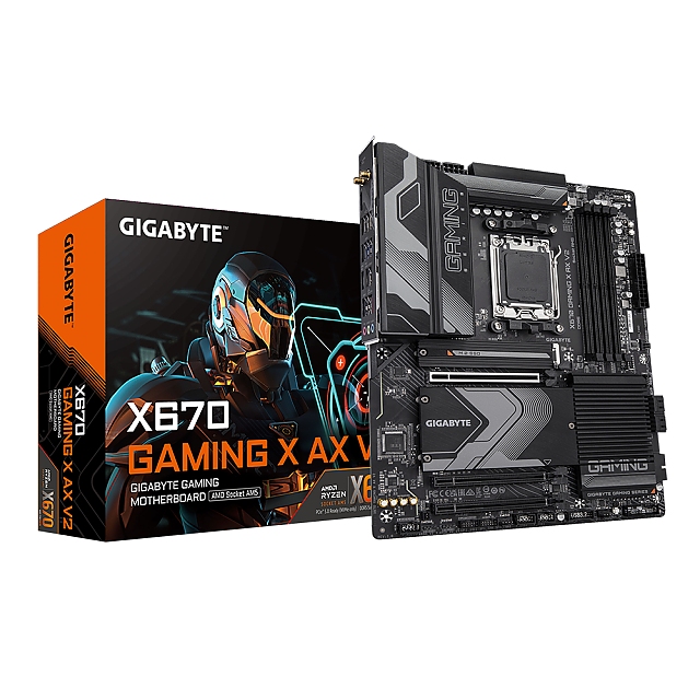 Дънна платка GIGABYTE X670 GAMING X AX V2, Socket AM5