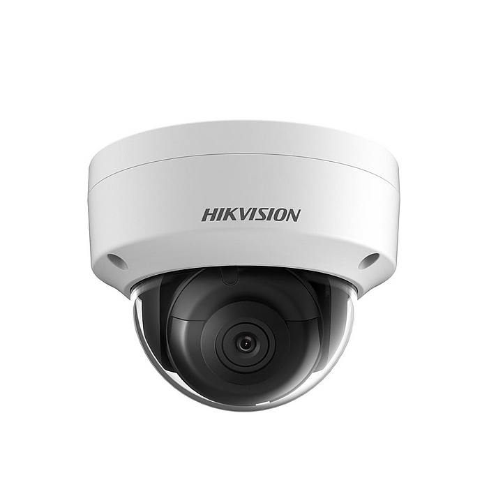 HikVision Fixed Dome Network Camera, 2 MP (1920x1080@25 fps), IR up to 30m, 3D DNR, 120dB WDR, 2.8mm (114°), H.265+, IP67, vandal proof (IK10), Micro SDXC slot up to 128 GB, 12Vdc/PoE 5.3W