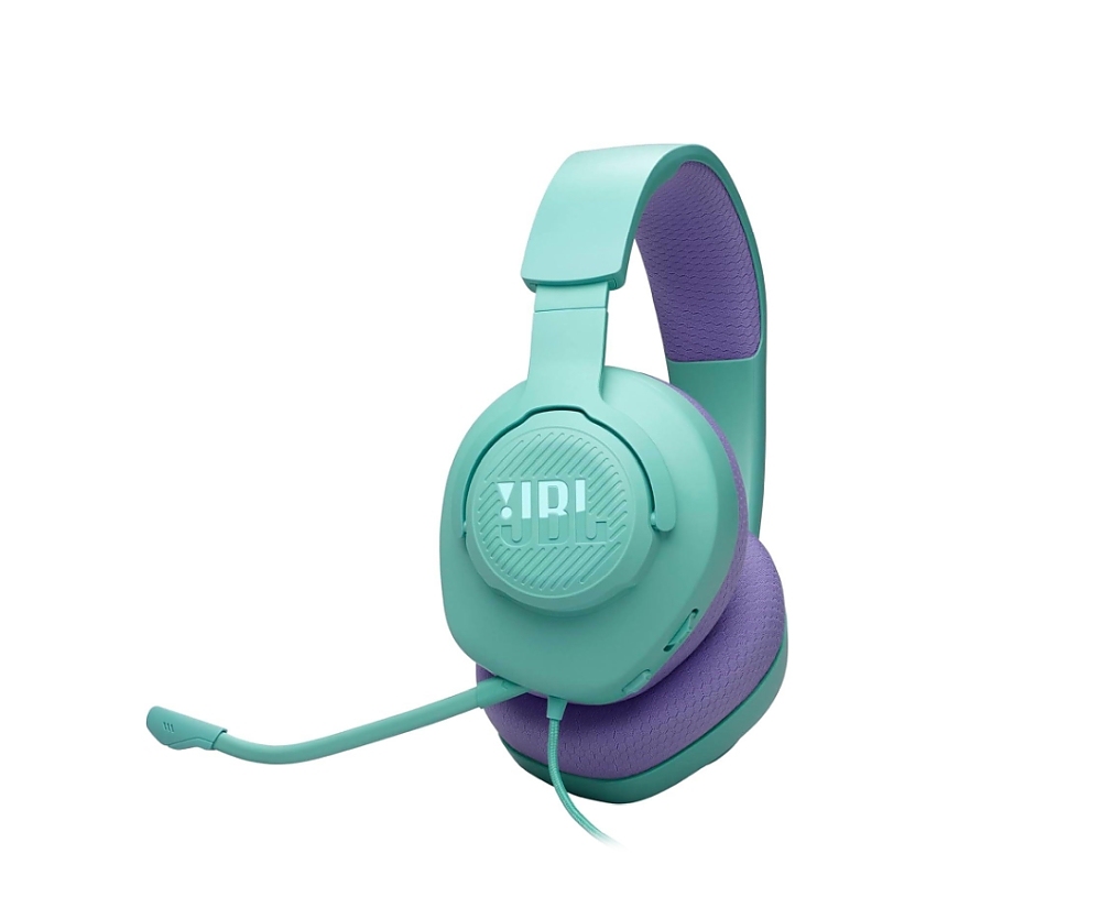 JBL QUANTUM 100M2 CYN Wired over-ear gaming headset with detachable mic and mute option