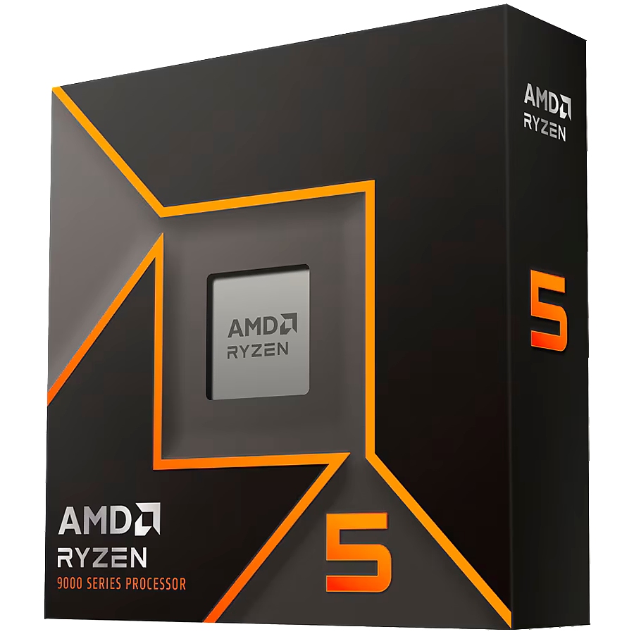 AMD CPU Desktop Ryzen 5 6/12T 9600X  (3.9GHz/5.4GHz,38MB,65W,AM5) box, with Radeon Graphics