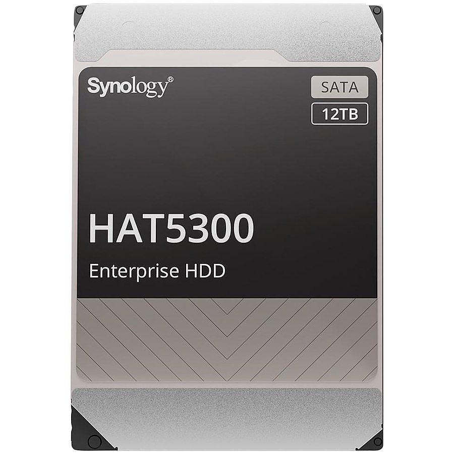 Synology HAT5300-12T 12TB 3.5" HDD SATA 6Gb/s, 7200rpm, Buffer size : 256 MiB, MTTF 2.5M hours, warranty 5 years