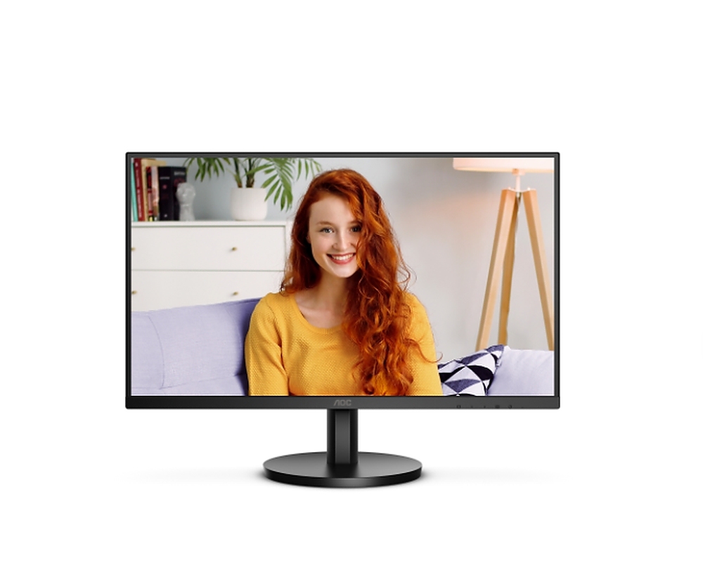 AOC U27B3M, 27" VA WLED, 3840x2160@60Hz, 4ms GtG, 300cd m/2, 3500:1, 20M:1 DCR, Adaptive Sync, Flicker Free, Low Blue Light, 2Wx2, Tilt, 2xHDMI, DP