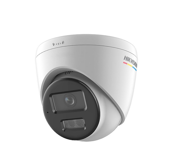 HikVision 2 MP ColorVu Fixed Turret Network Camera with Smart Hybrid Light, 2.8 mm/F1.0, IR LED up to 30m, DWDR, 3D DNR, H.265+, IP67, Built-in microphone, 12Vdc/PoE 6.5W