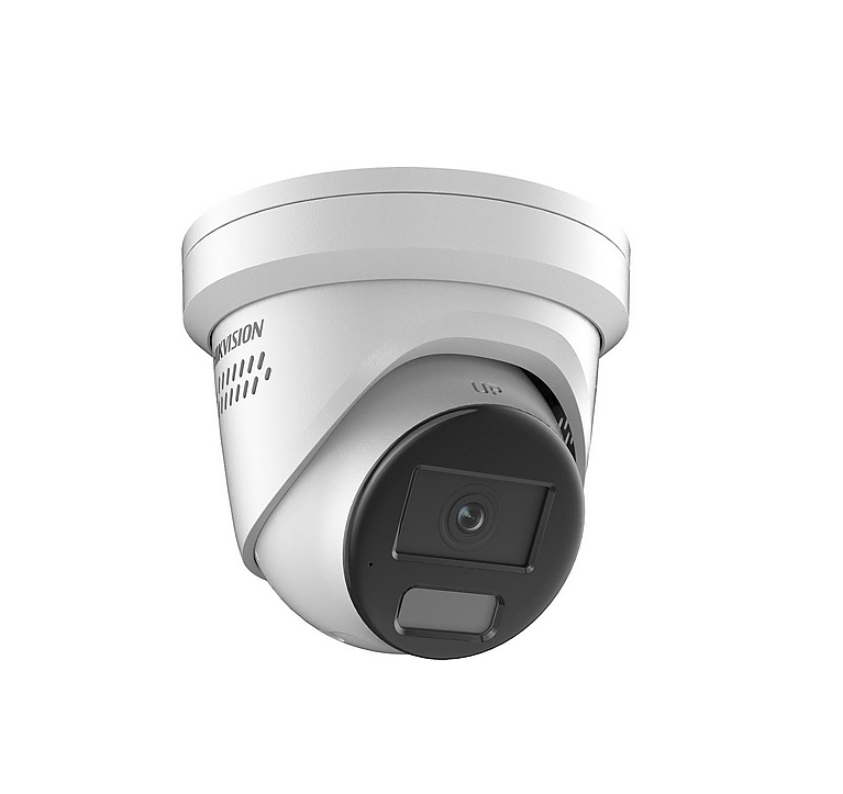 HikVision 2 MP AcuSense Fixed Turret Network Camera with Strobe Light and Audible Warning, 2.8 mm, IR up to 30m, 120 dB WDR, 3D DNR, H.265+, IP67, Built-in microphone and speaker, Built-in memory card slot up to 256 GB, 12Vdc/PoE 9.5W