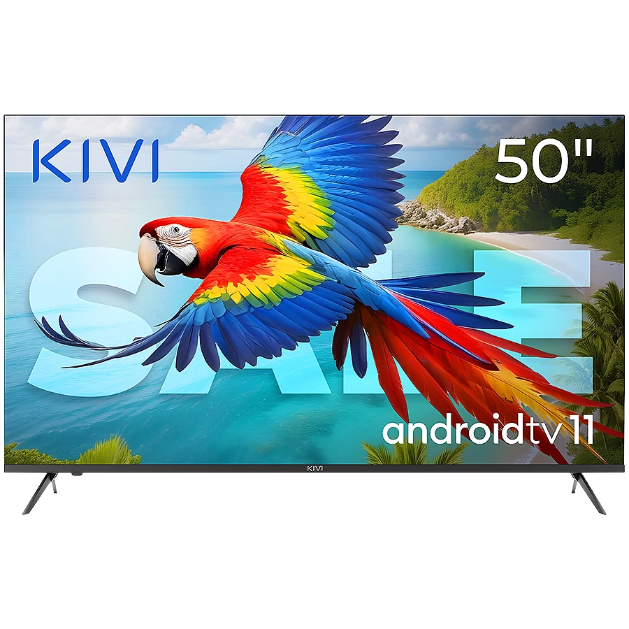 50", UHD, Android TV 11, Black, 60 Hz, AV1, Sound 2x12W, 65 kWh/1000h, Energy F, WiFi5G, BT5.1, 4xHDMI, 2xUSB, Blue Remote, 24 months